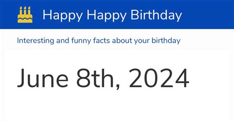 June 8, 2024 (Saturday) .